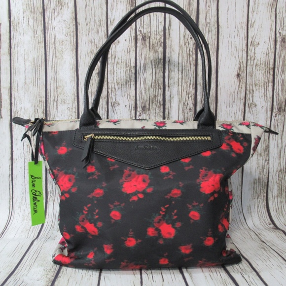 Sam Edelman Handbags - Sam Edelman Large Black Multi Nylon Tote